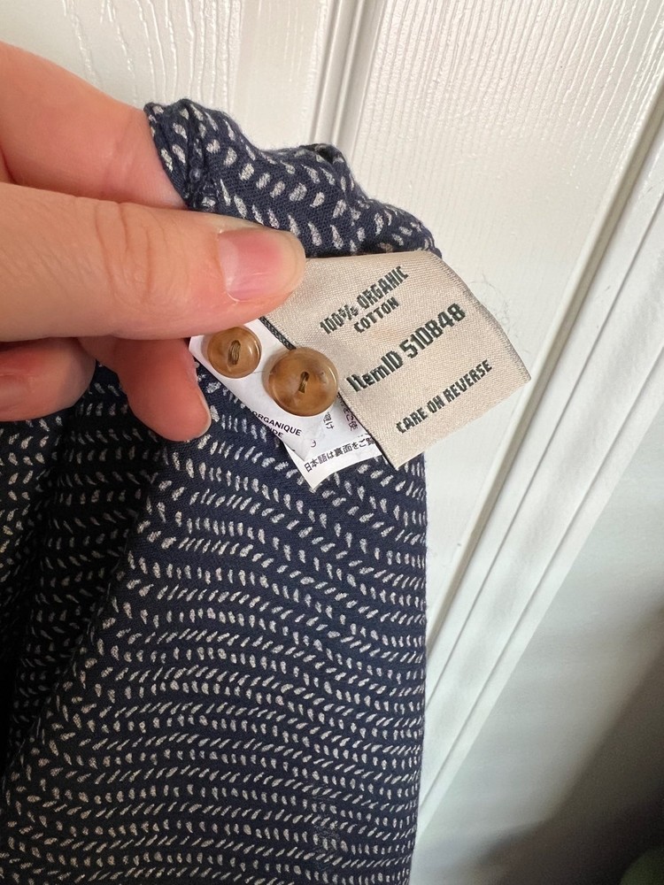 Organic Cotton Button Down Blouse - image 7